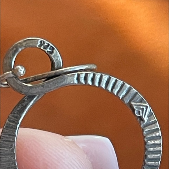 Signed Silpada 925 Sterling Silver Faceted Brown Smoky Quartz drop earrings - Picture 9 of 14